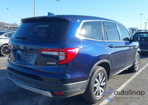 2021 Honda Pilot Awd Ex-L из США, поврежденный, VIN 5FNYF6H54MB019470
